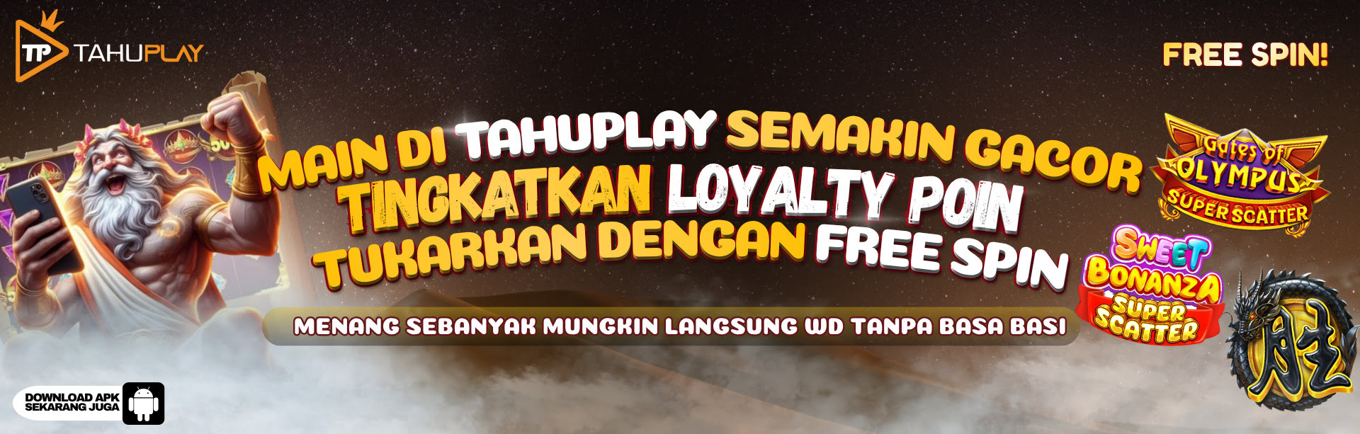 KUMPULKAN LOYALTY POINT TUKAR DENGAN FREESPIN